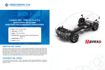 I sistemi HEV - PHEV di 1&deg;a e 2&deg;a generazione del gruppo&nbsp; AUDI/SEAT/VOLKSWAGEN/CUPRA/SKODA